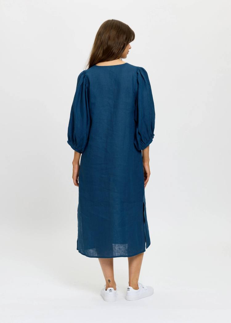 Secondary product image for "Casandra Dress Linen Natural"