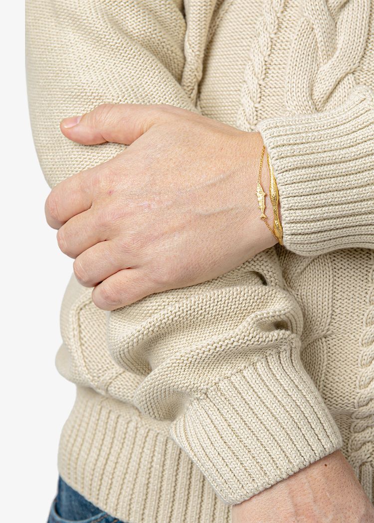 Secondary product image for "Måseskär Stickad Tröja Offwhite"