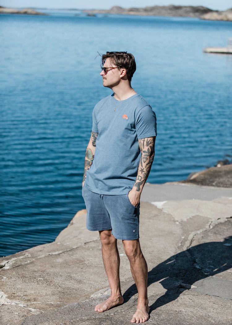 Secondary product image for "T-shirt Räka Blå"