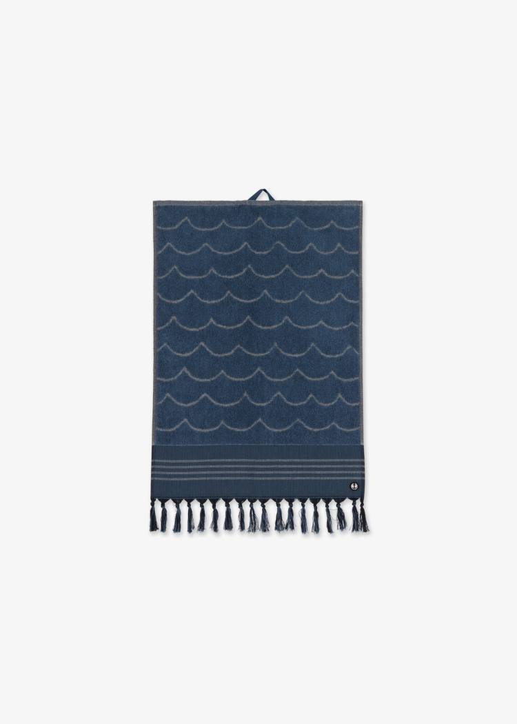 Secondary product image for "Guest Towel Wave Petrol"