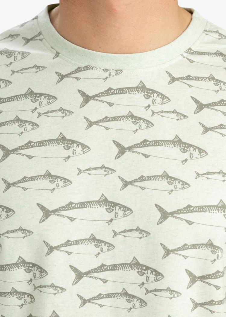 Secondary product image for "T-shirt Makrill Mint"