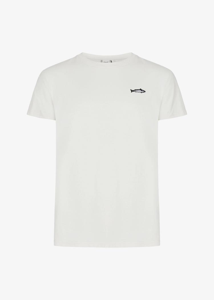 Secondary product image for "Fyren T-shirt Makrillen Offwhite"