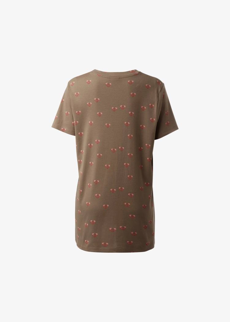 Secondary product image for "T-shirt Räkhjärta Brun"