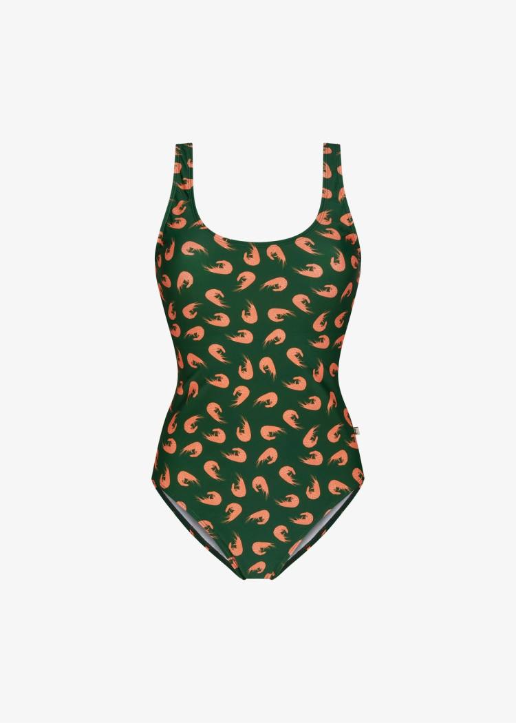 Secondary product image for "Lisa Swimsuit Shrimp Green"