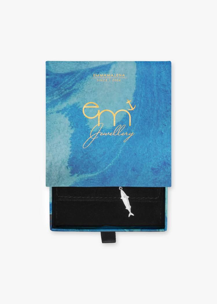 Secondary product image for "Halsband Makrill Silver"