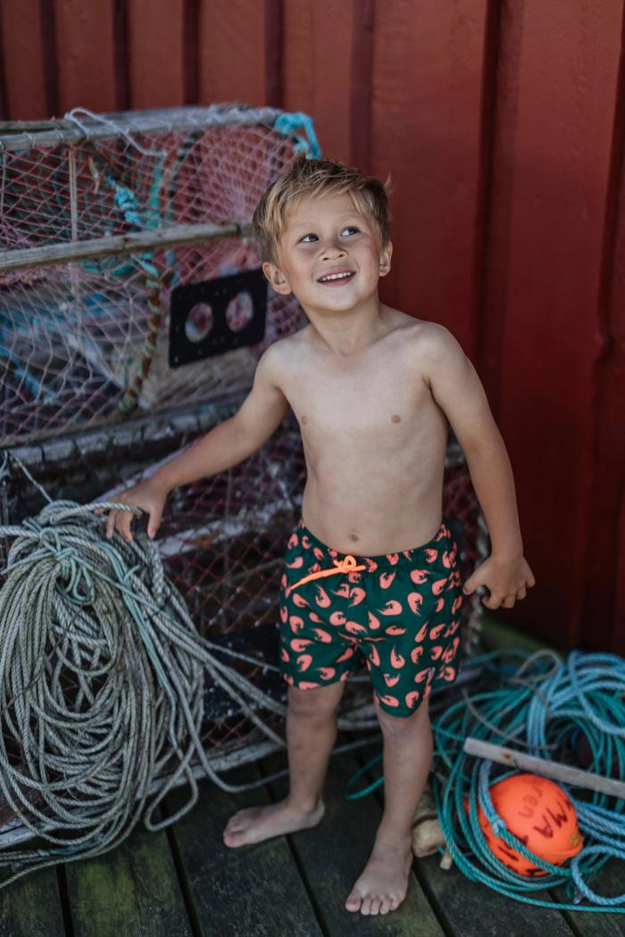 Secondary product image for "Swim Shorts Kids Shrimp Green"