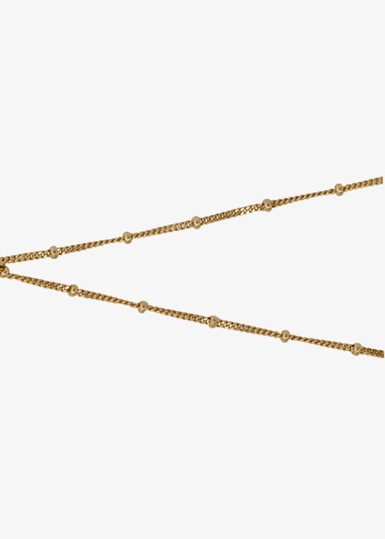 Secondary product image for "Beaded Chain Gold"