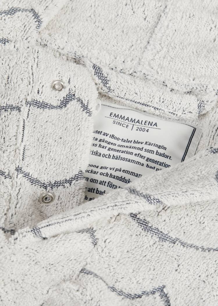 Secondary product image for "Frottéponcho Våg Ecru"