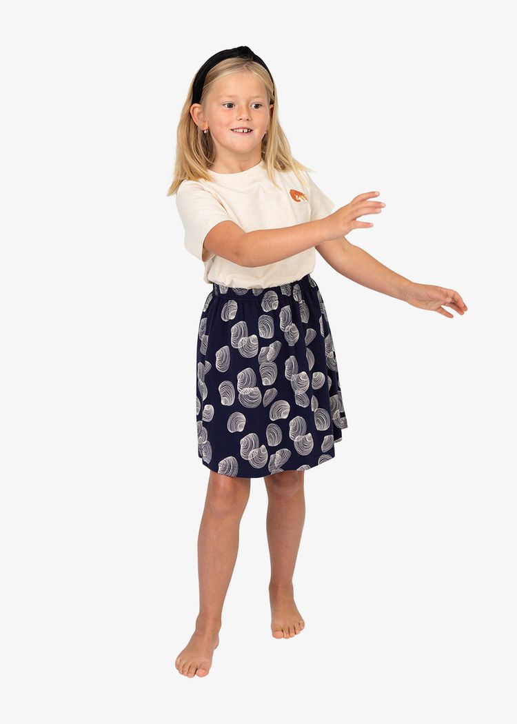 Secondary product image for "Tanni Kjol Snäcka Marinblå"