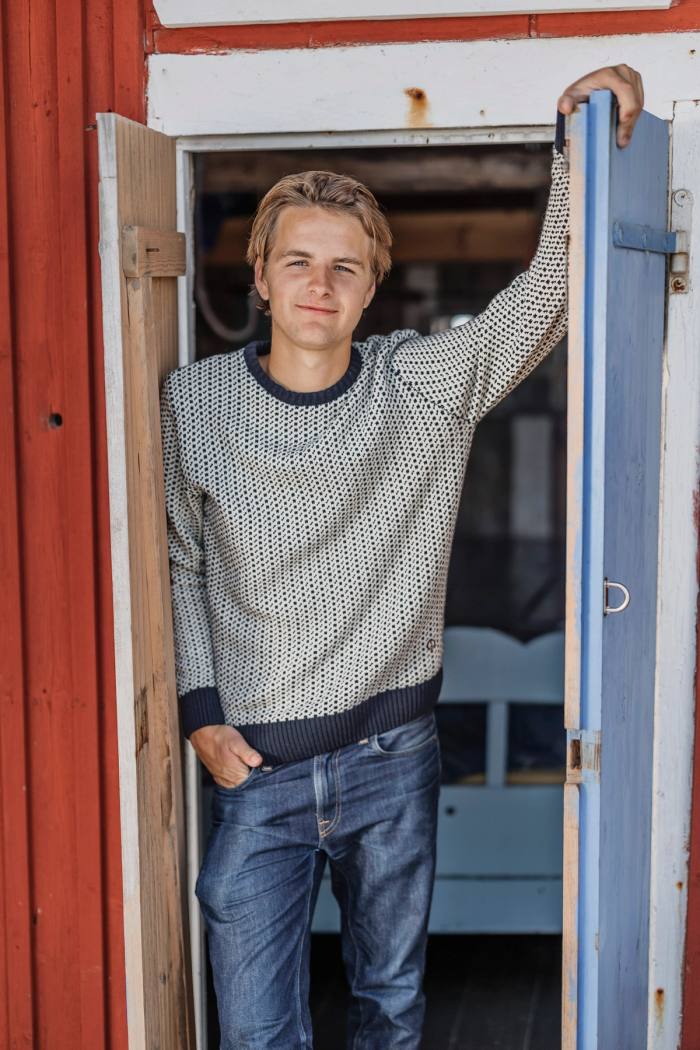 Secondary product image for "Evert Stickad Fiskartröja"