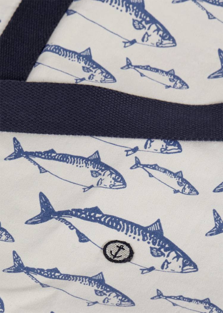 Secondary product image for "Go To Beach Bag Large Makrill Vintage"