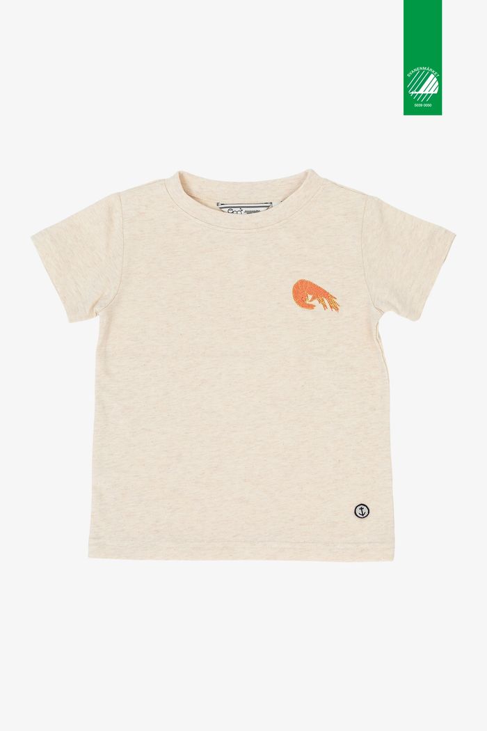 Secondary product image for "T-shirt Barn Räka Off-white"
