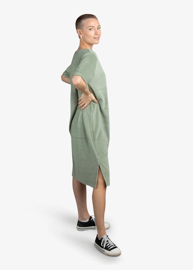 Secondary product image for "Hilda Terry Dress Green"