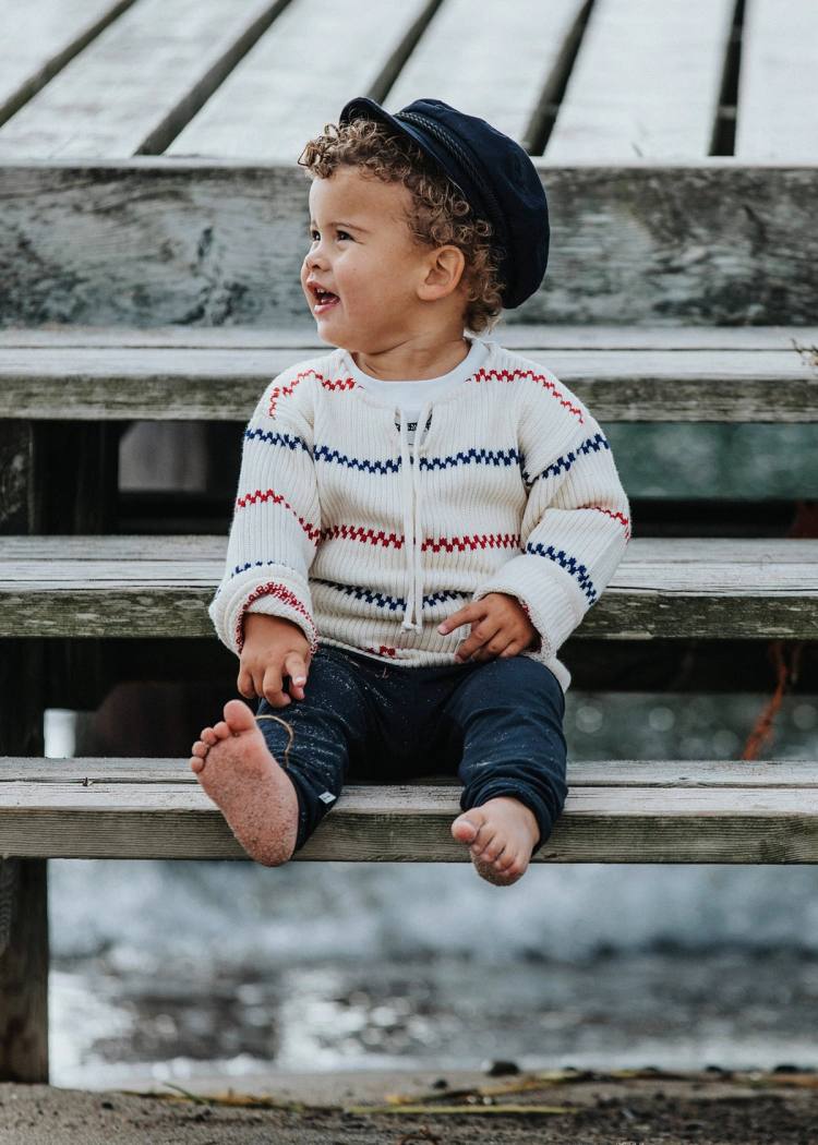 Secondary product image for "Käringö Knitted Sweater Kids Off-white"