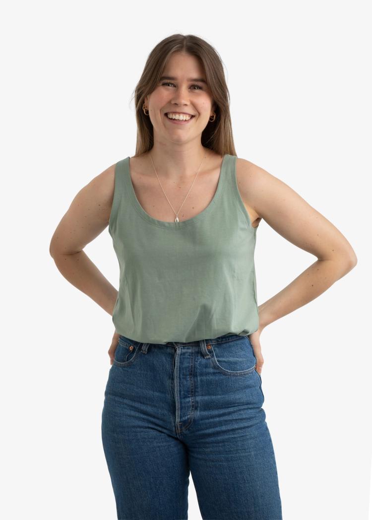 Secondary product image for "Melina Top Grön"