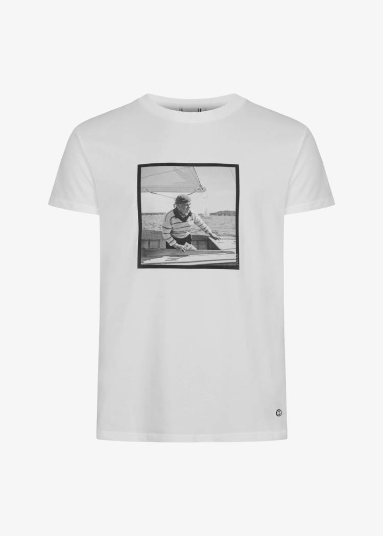 Secondary product image for "T-shirt Evert Seglar Vit"