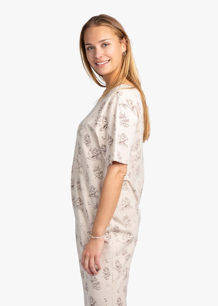 Secondary product image for "Paulette Klänning Tatuering Brun"