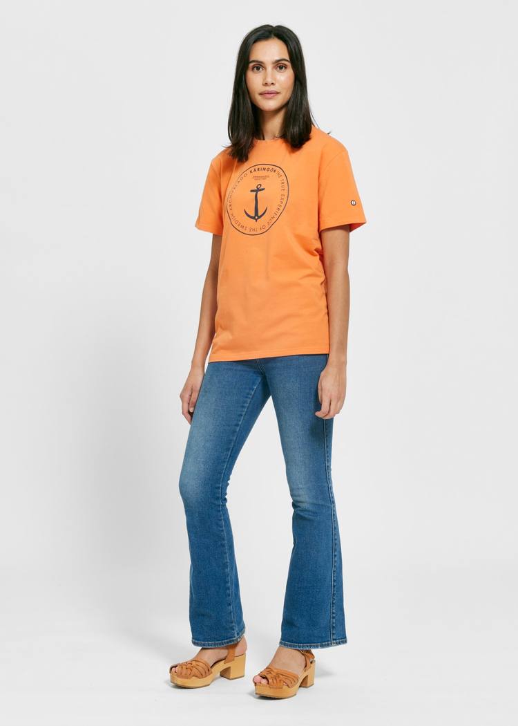 Secondary product image for "T-shirt Käringön Washed Orange"