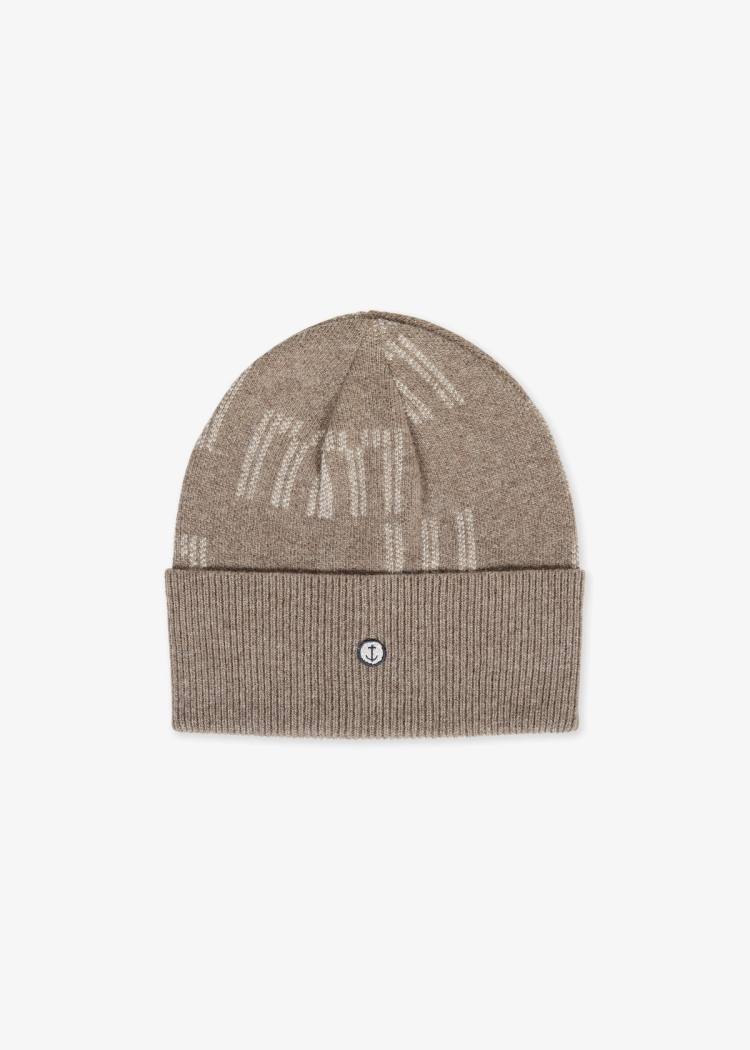 Secondary product image for "EM Stickad Mössa Beige"