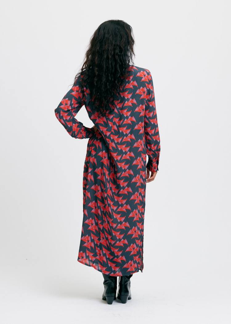 Secondary product image for "Anne Klänning Fena Röd"