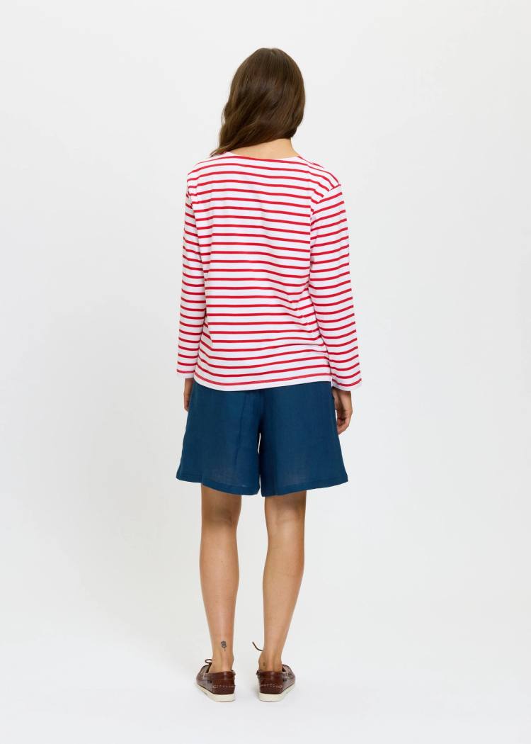 Secondary product image for "Marin Stripe White Red"