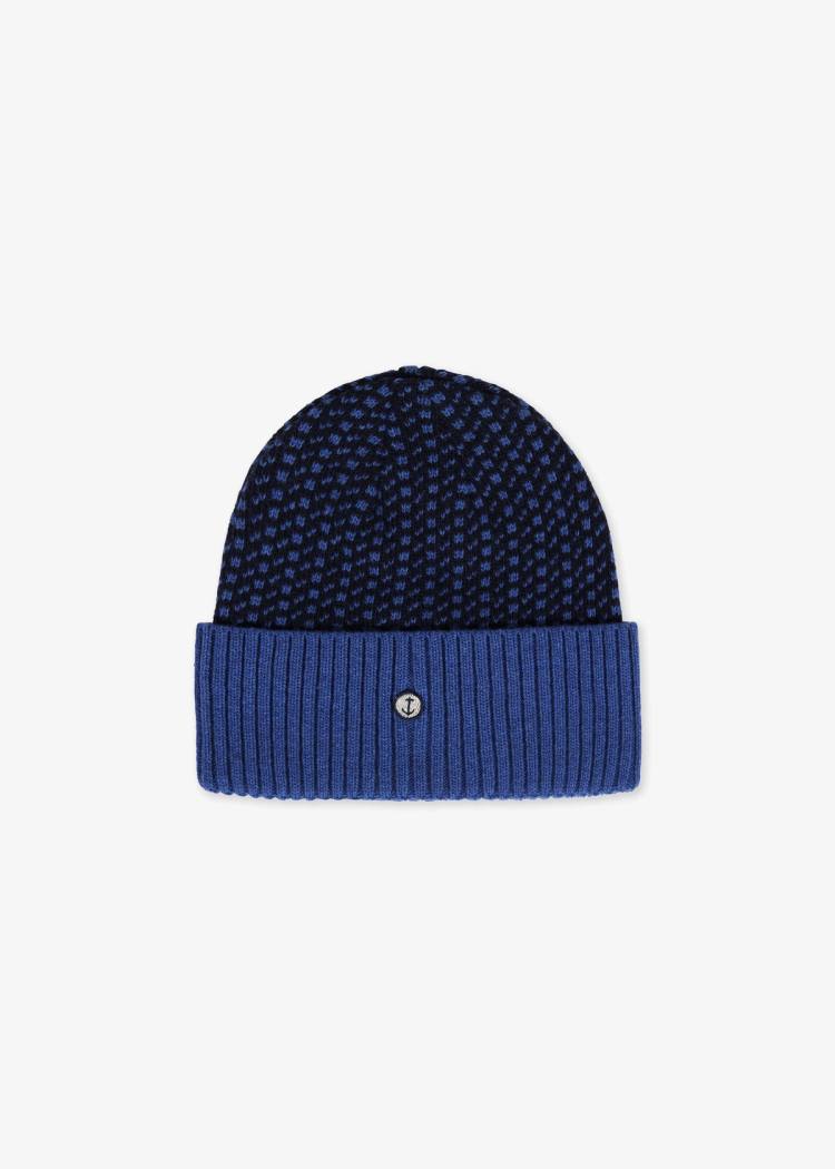 Secondary product image for "Vallerö Stickad Mössa Navy"