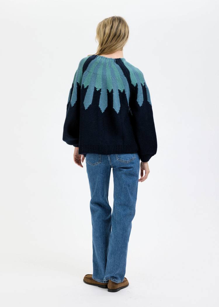 Secondary product image for "Bohus Cardigan Navy"