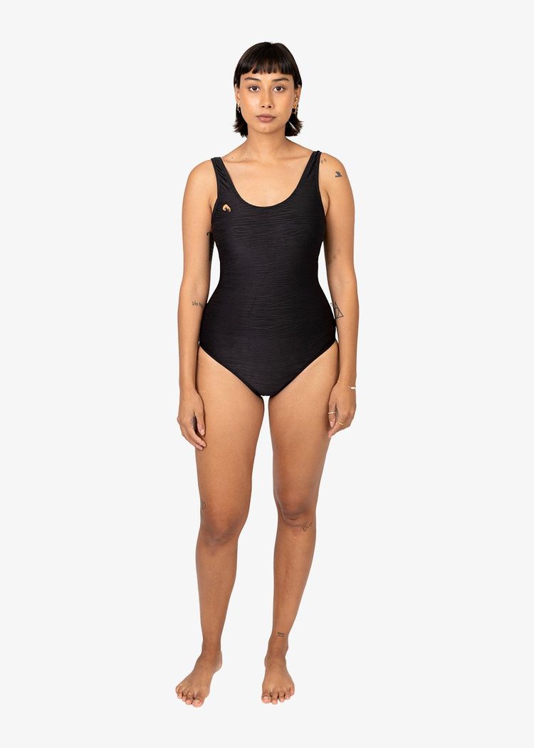 Secondary product image for "Lisa Swimsuit Ocean Black"