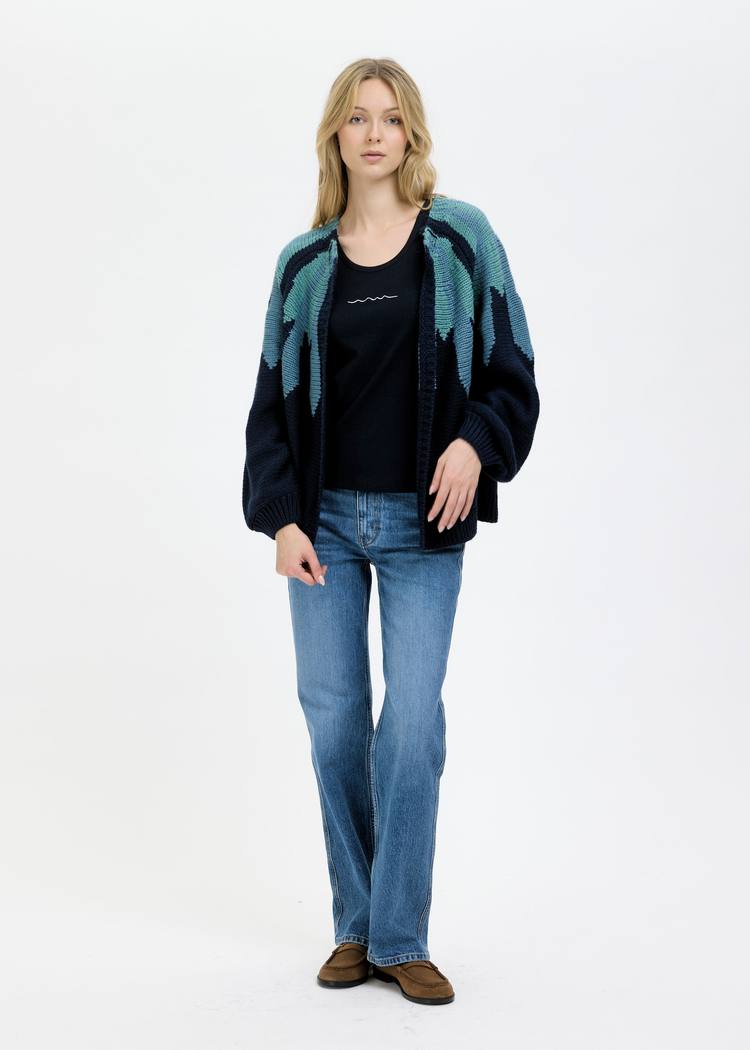 Secondary product image for "Bohus Cardigan navy"