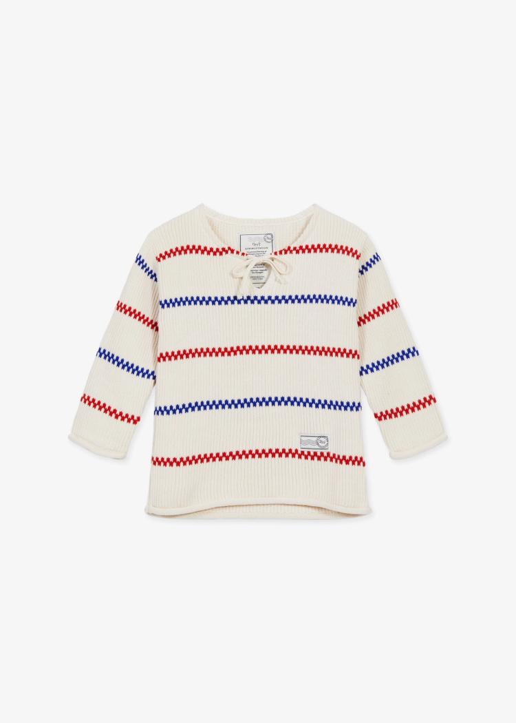 Secondary product image for "Käringö Knitted Sweater Kids Off-white"