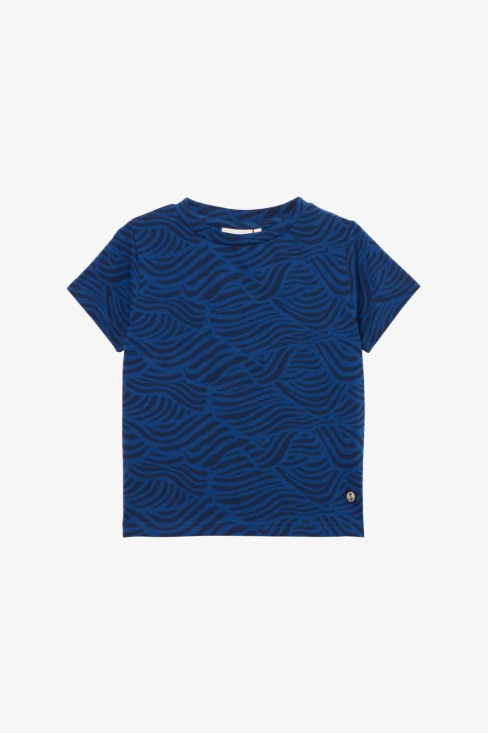 Secondary product image for "T-shirt Windy Wave Navy Kids"