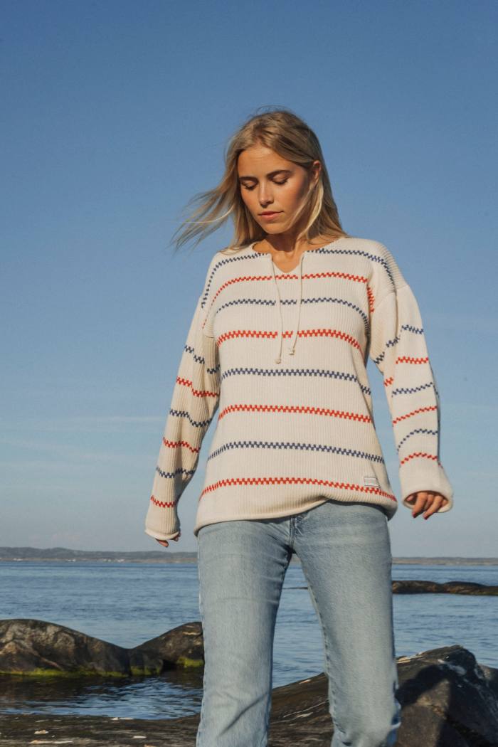 Secondary product image for "Käringötröja Stickad Offwhite Unisex"