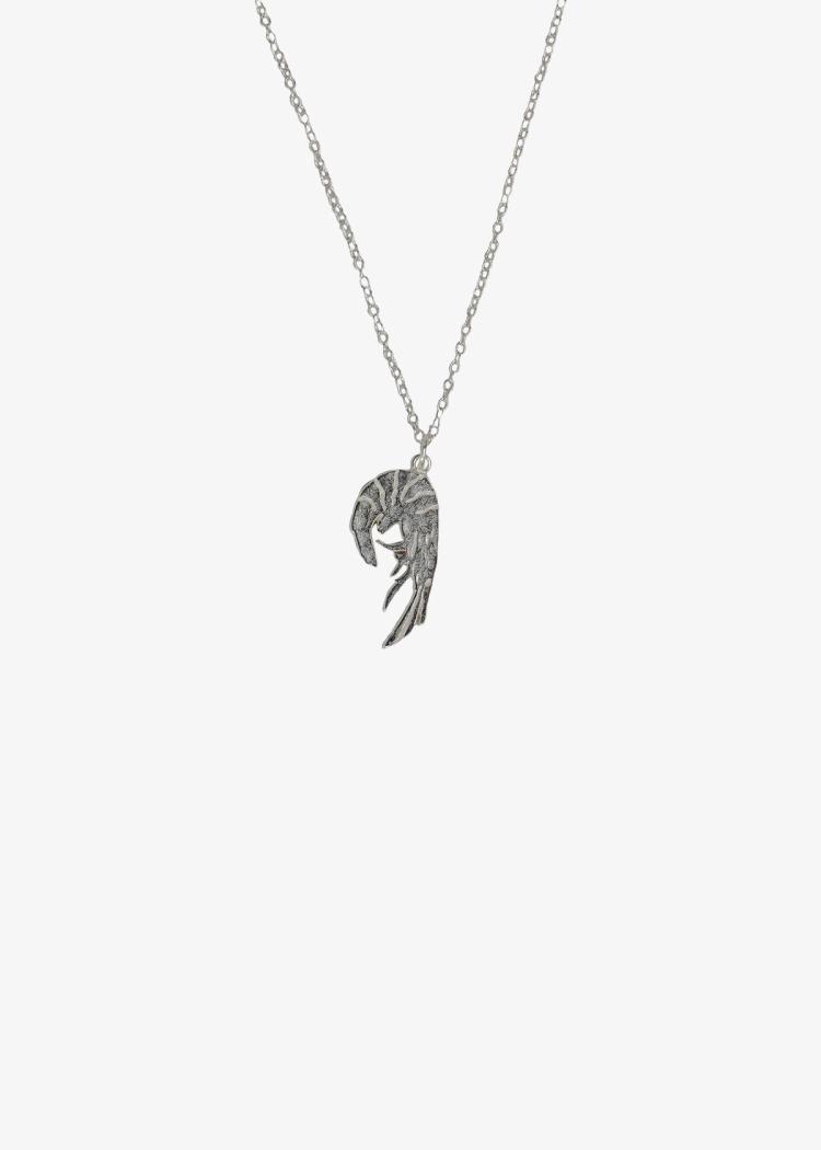 Secondary product image for "Necklace Shrimp Silver"