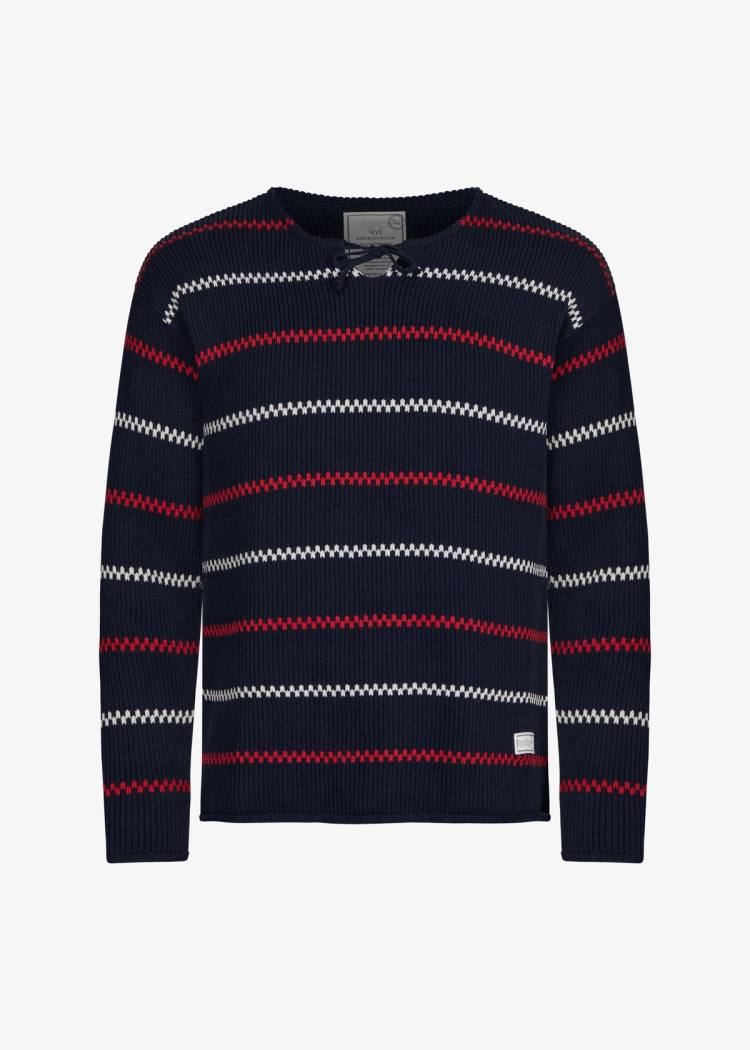 Secondary product image for "Käringö Knitted Sweater Navy"
