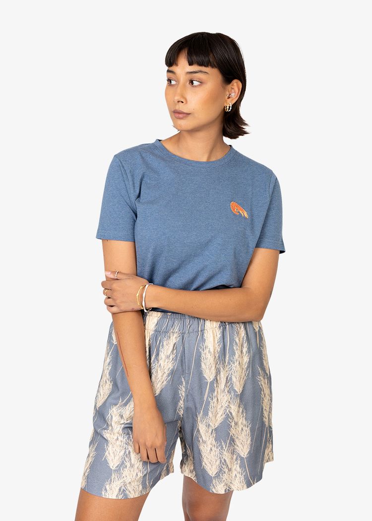 Secondary product image for "T-shirt Räka Blå"