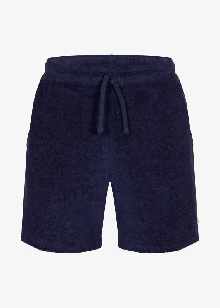 Secondary product image for "Strand Frottéshorts Marinblå"