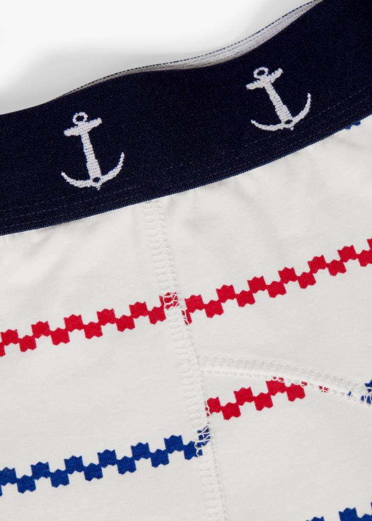 Secondary product image for "Underpants Käringön Stripe Offwhite"