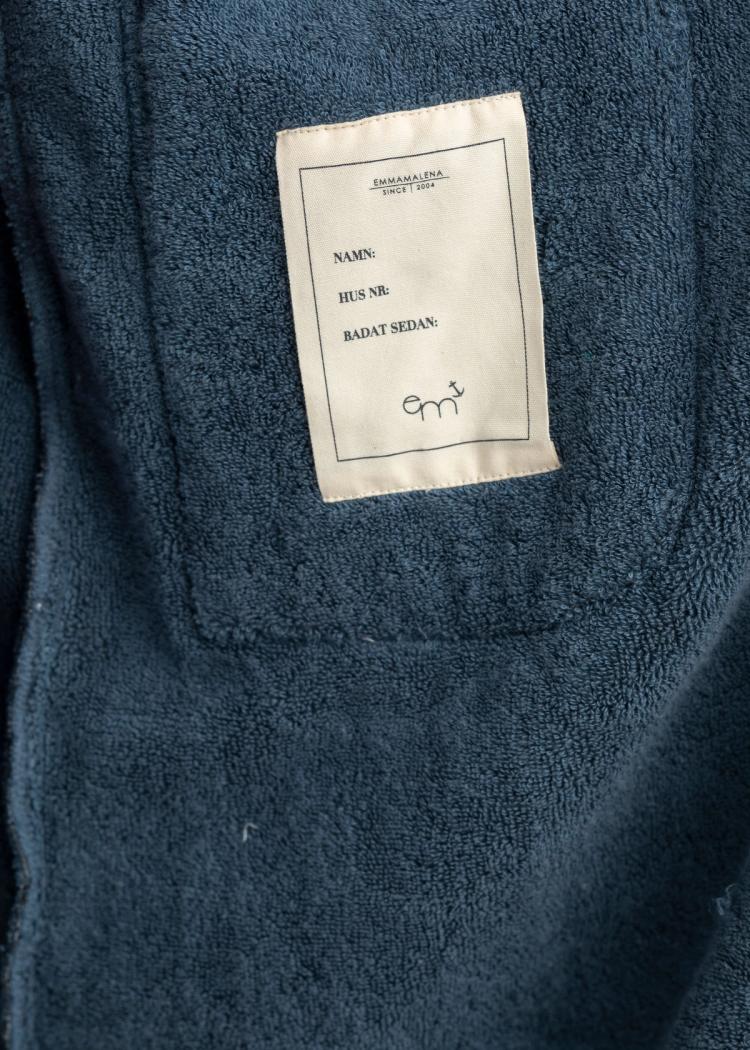Secondary product image for "Frottéponcho Våg Petrol Långärmad"