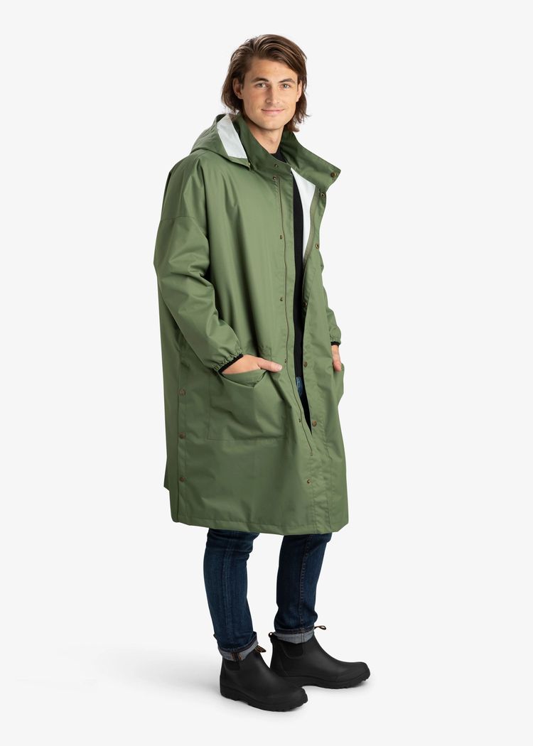 Secondary product image for "GBG Rain Poncho Khaki Green "