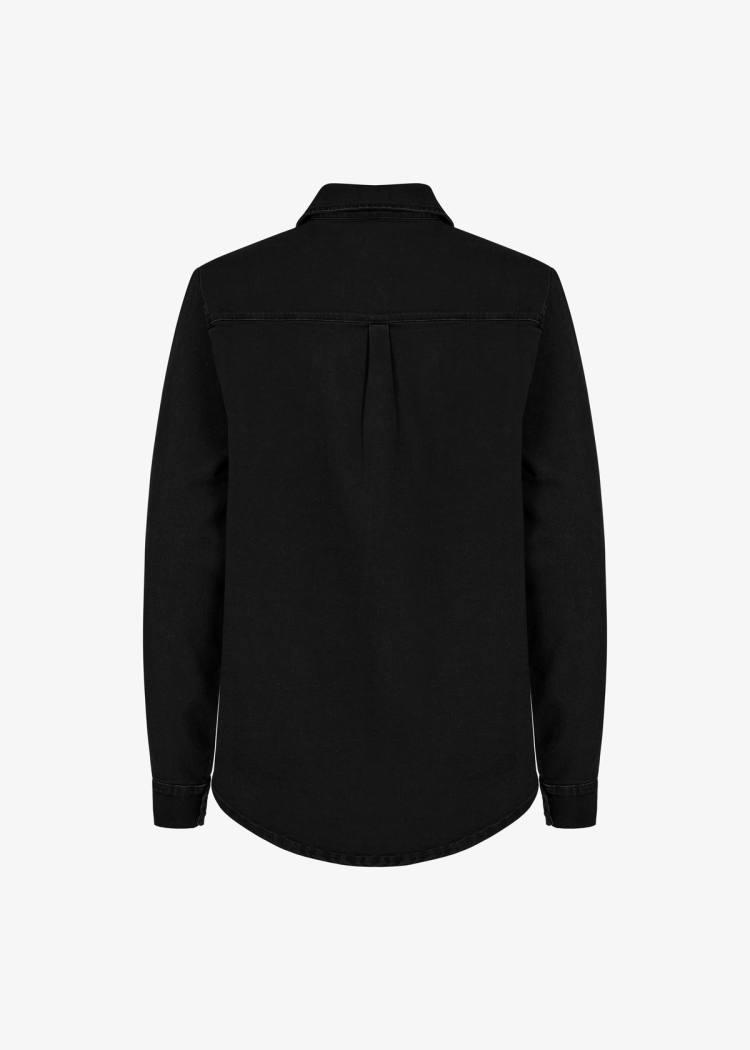 Secondary product image for "Overshirt Dam tvättad Svart"