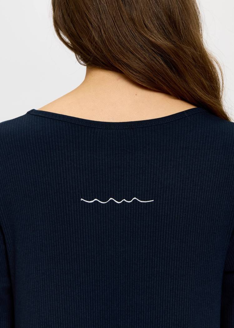 Secondary product image for "Susanna Klänning Ribb Navy"