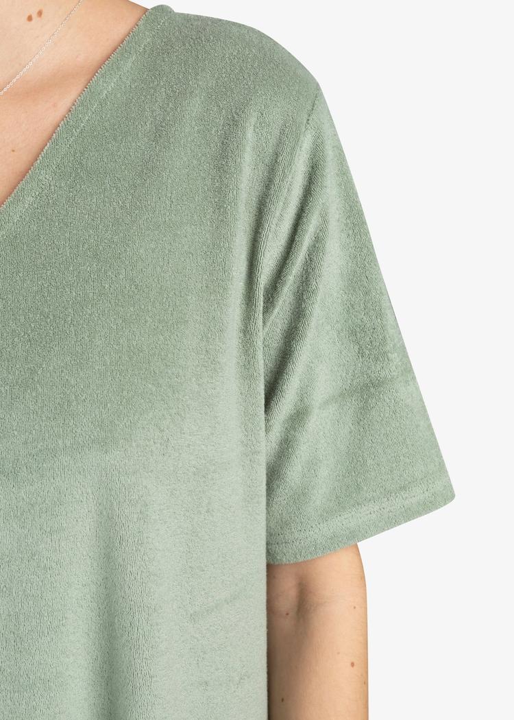 Secondary product image for "Hilda Terry Dress Green"