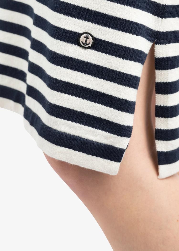 Secondary product image for "Astrid Knitted Dress Stripe Navy"