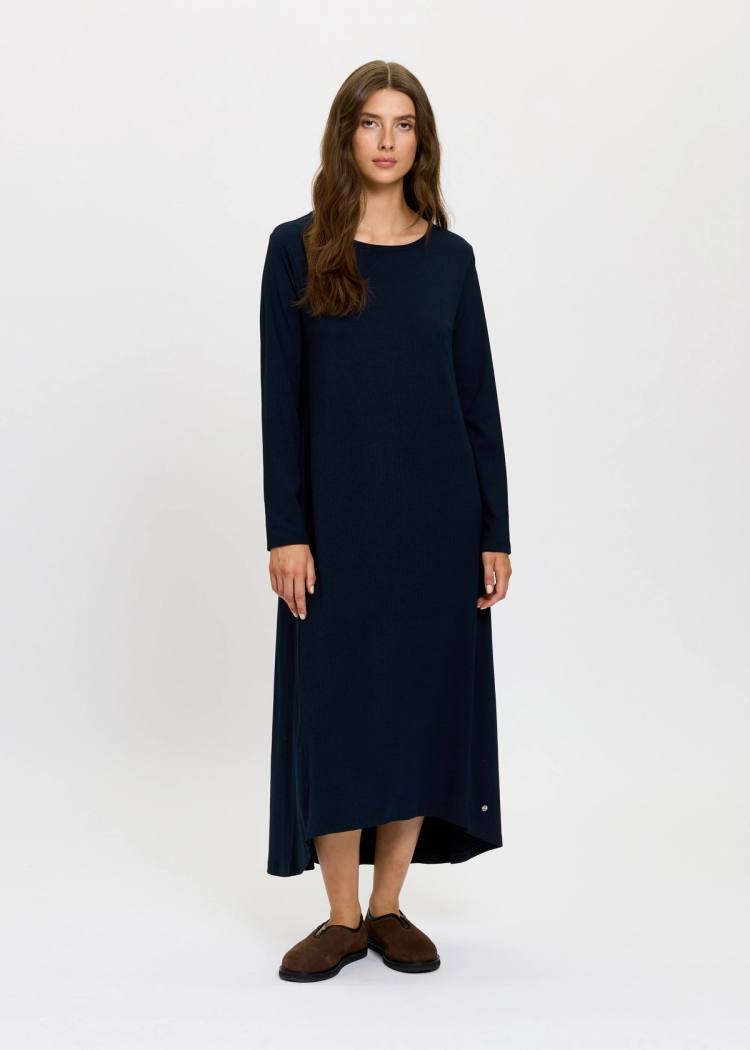 Secondary product image for "Susanna Klänning Ribb Navy"