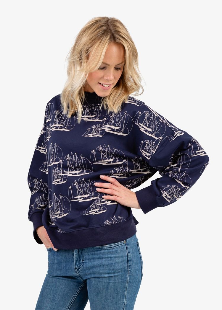 Secondary product image for "Wilma Sweater Linjespel"