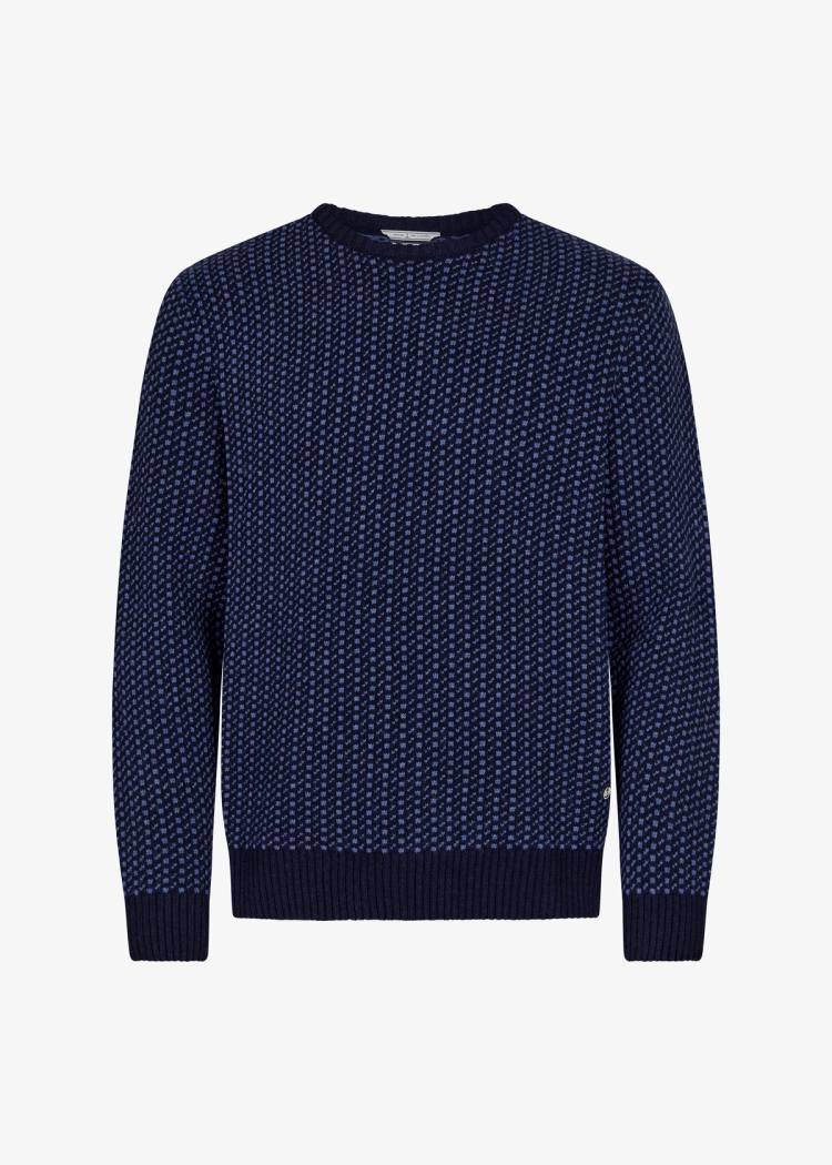 Secondary product image for "Sven-Bertil Knit Sweater Navy"