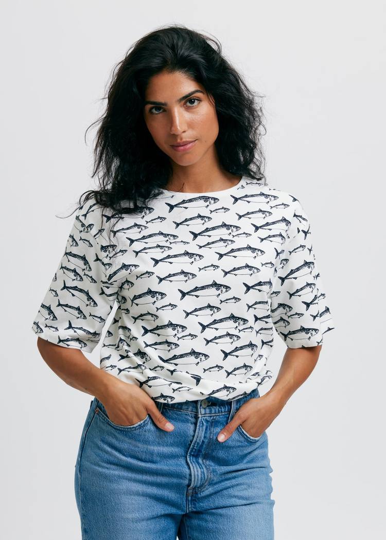 Secondary product image for "Tuva T-shirt Mackerel"