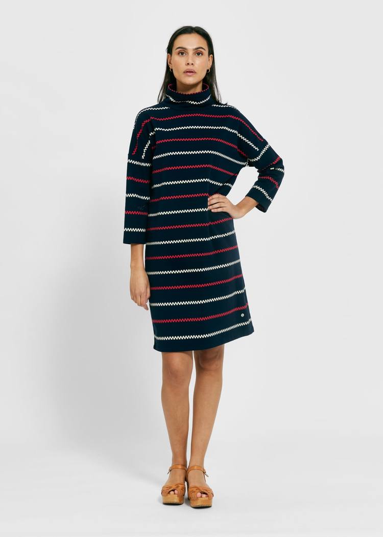 Secondary product image for "Pisa Klänning Käringön Rand Marinblå"