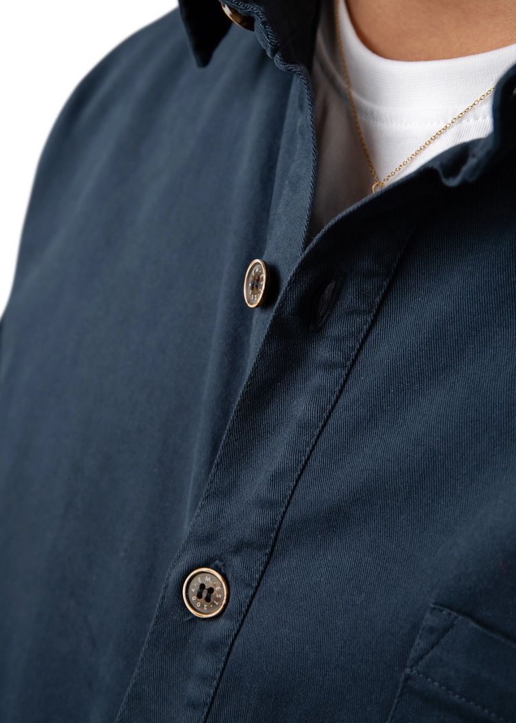Secondary product image for "Three Pocket Skjorta Marinblå"