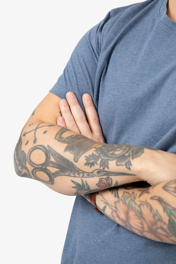 Secondary product image for "T-shirt Räka Blå"